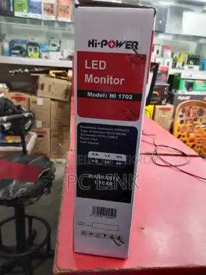 Brand New Monitor Hi-Power 17" LED With 1-Year Warranty