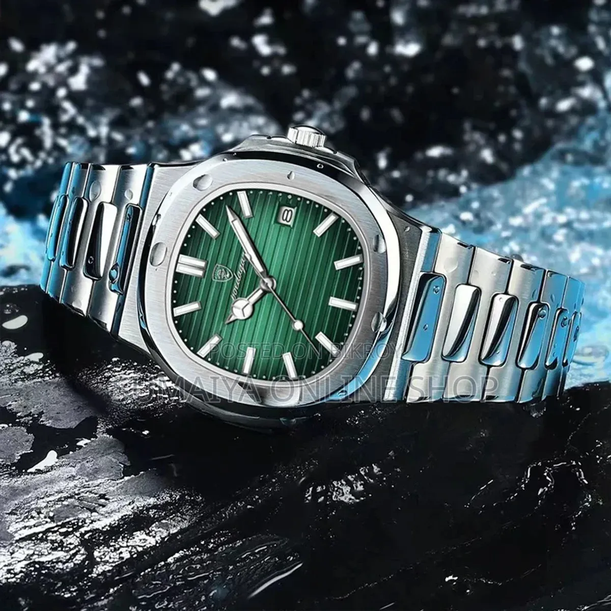 Poedagar 613 Luxury Stainless Steel Strap Watch