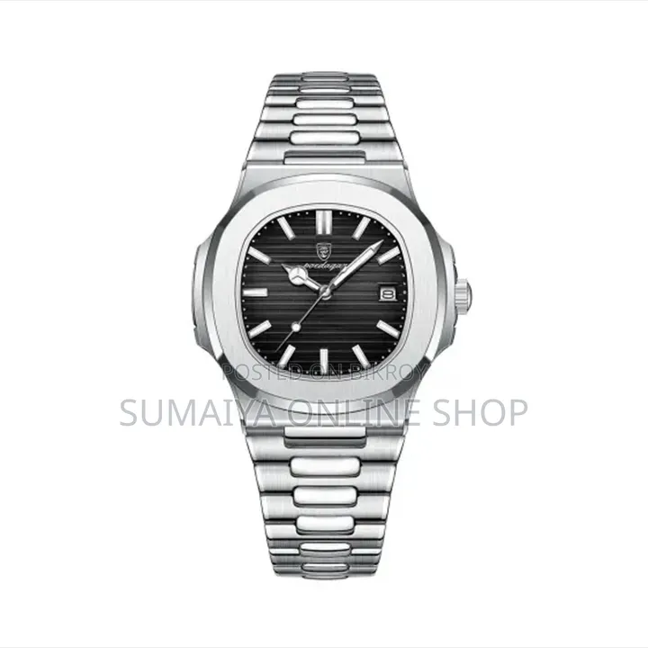 Poedagar 613 Luxury Stainless Steel Strap Watch