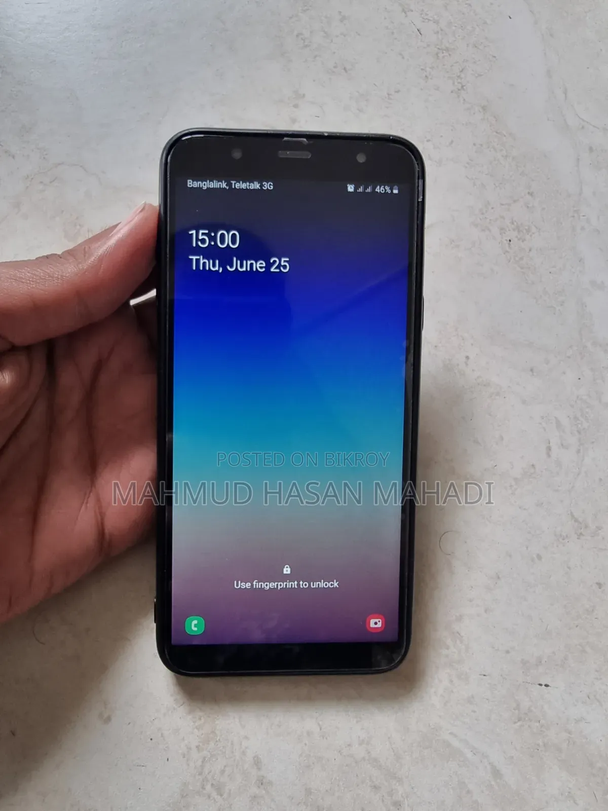 স্যামসাং গ্যালাক্সি এ৬ প্লাস ৬৪ জিবি ব্ল্যাক