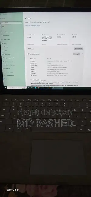 Laptop Microsoft Surface 2 16GB Intel Core i5 SSD 256GB