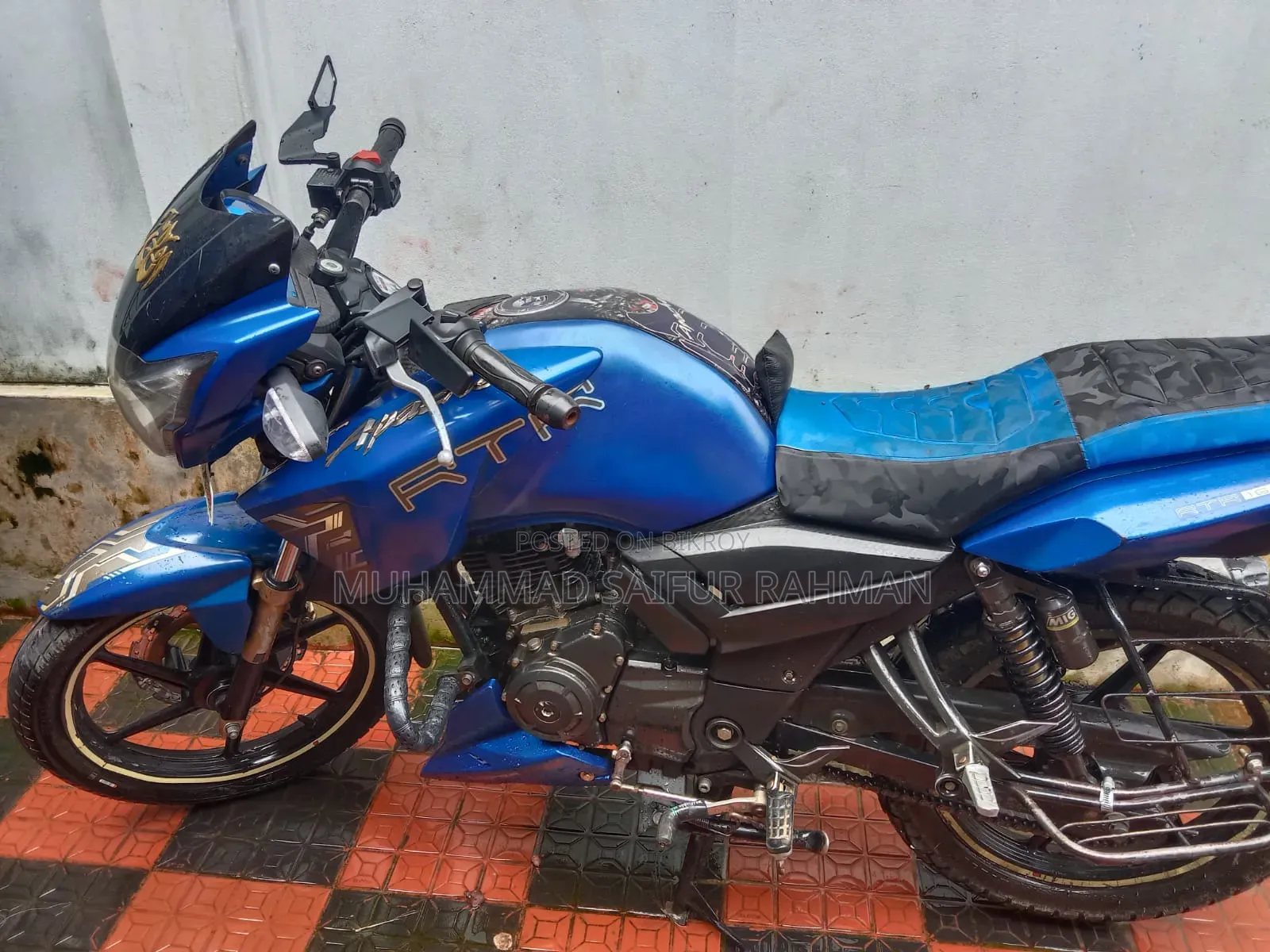TVS Apache RTR 160 2V 2019 Blue