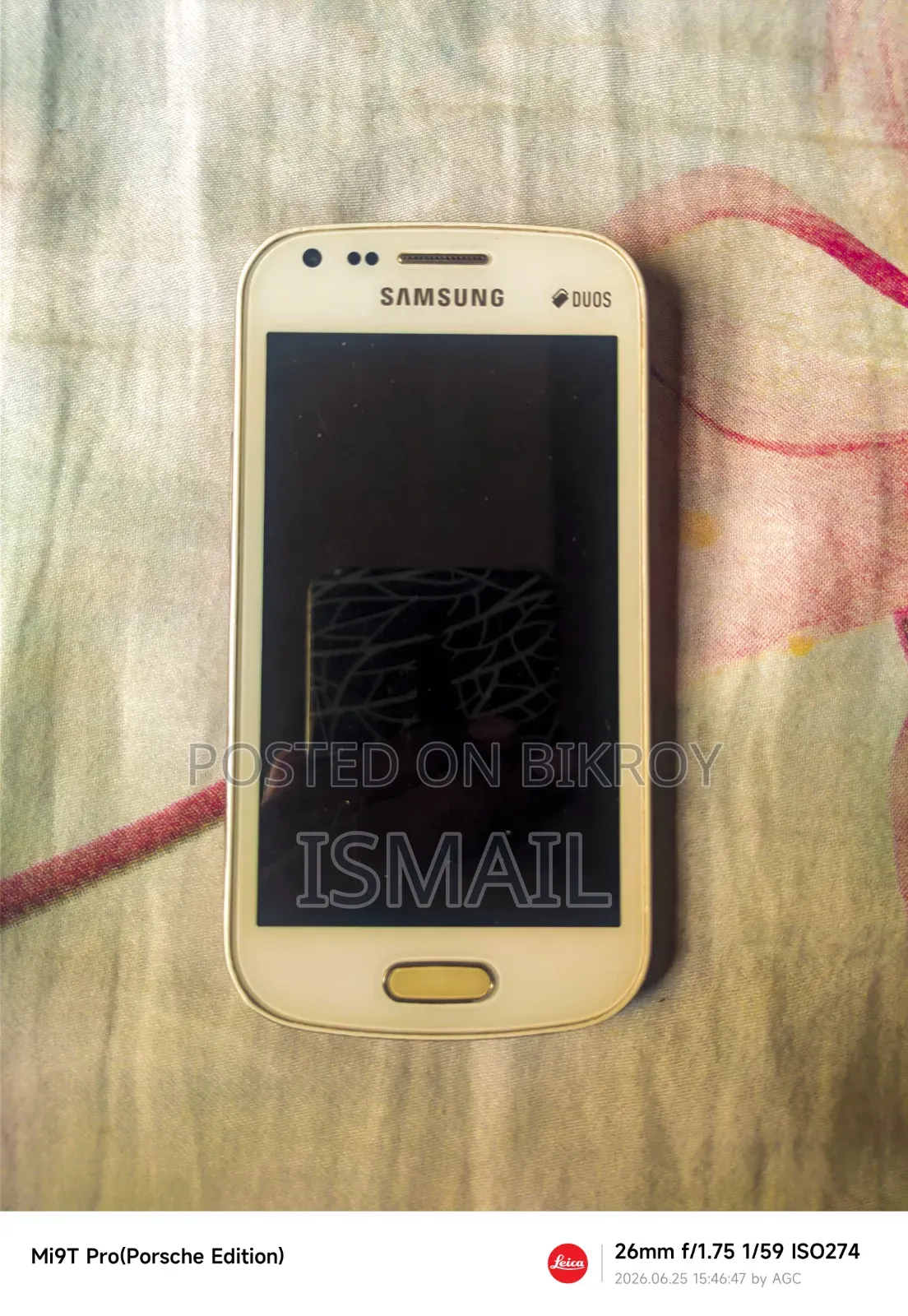 Samsung Galaxy S Duos 2 S7582 4 GB White