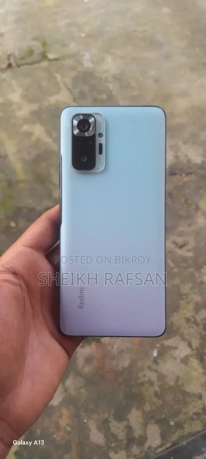 শাওমি রেডমি নোট ১০ প্রো ম্যাক্স ১২৮ জিবি নীল
