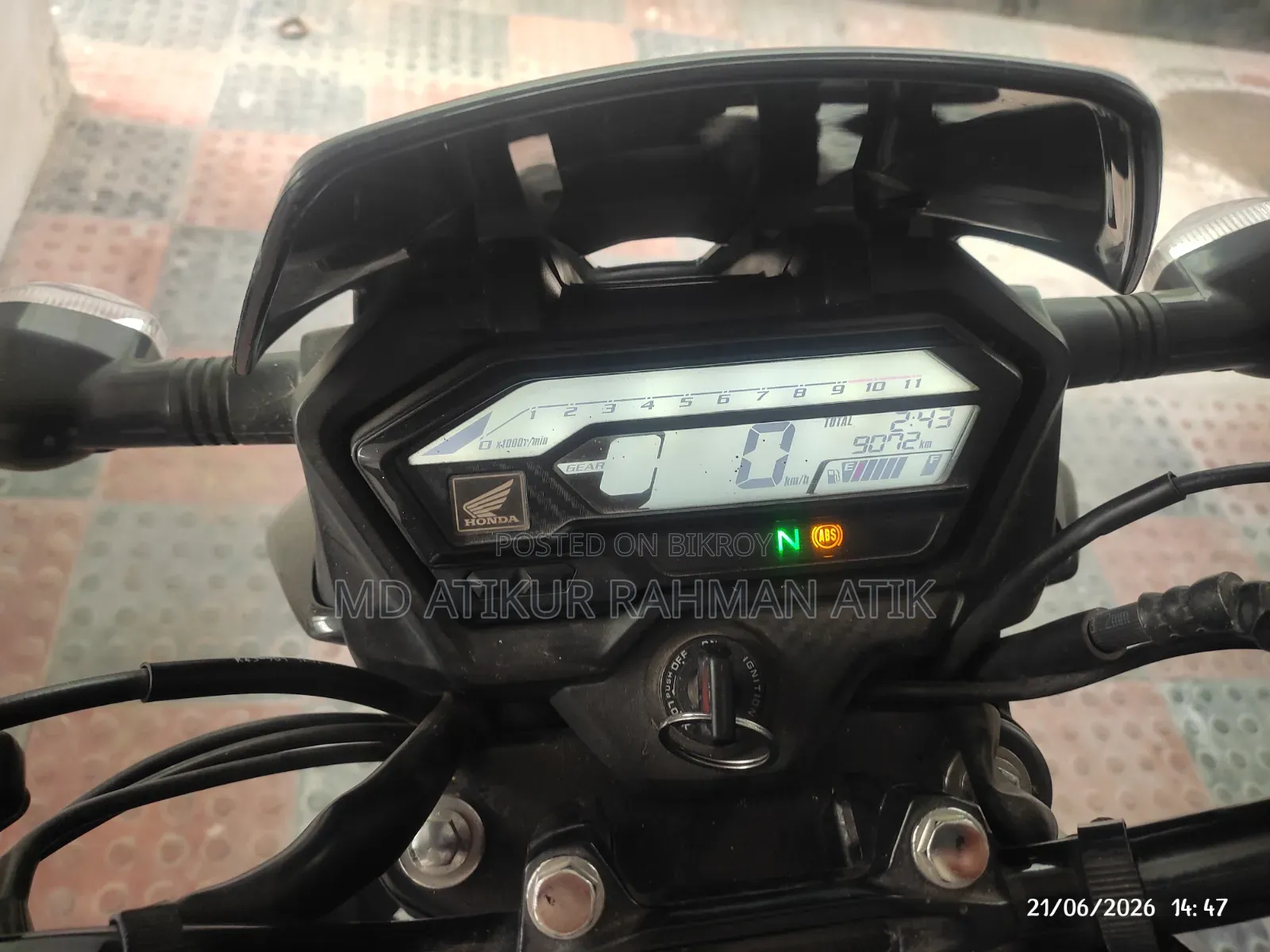 Honda X-Blade 160 2021 Black