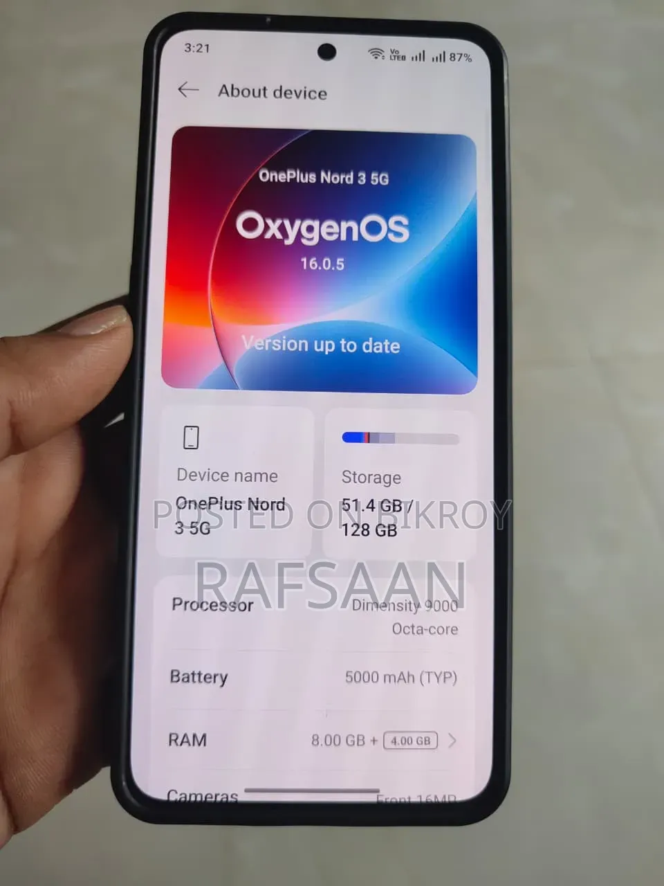 OnePlus Nord 3 128 GB Black
