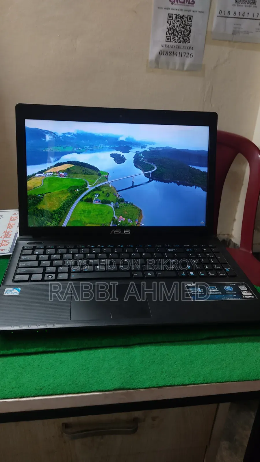 Laptop Asus 4GB Intel Pentium SSD 256GB