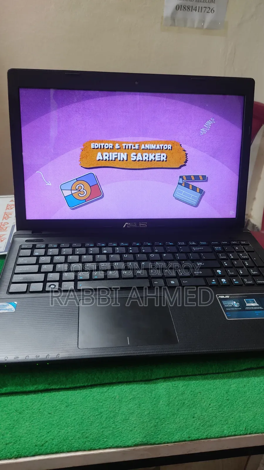 Laptop Asus 4GB Intel Pentium SSD 256GB