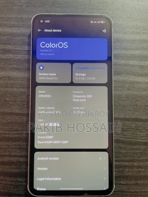 Oppo Reno6 5G 128 GB Blue
