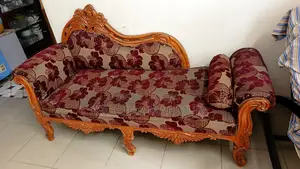 Teak 2-seat sofa