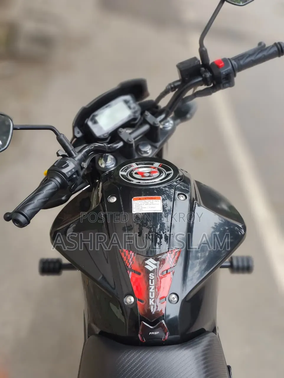 Suzuki Gixxer Monotone 2023 Black