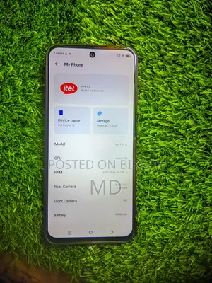 New Itel Power 70 128 GB Black
