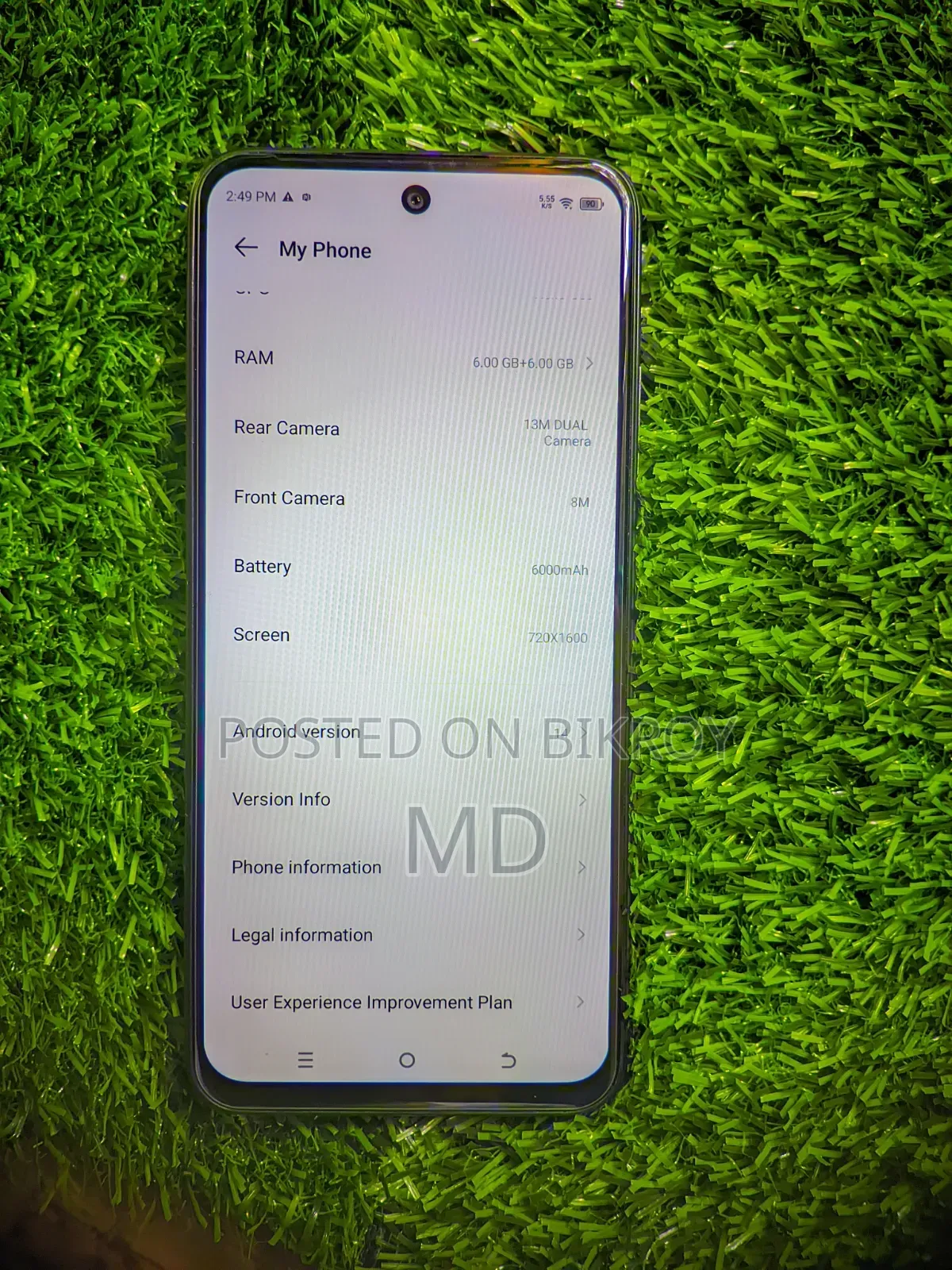 New Itel Power 70 128 GB Black