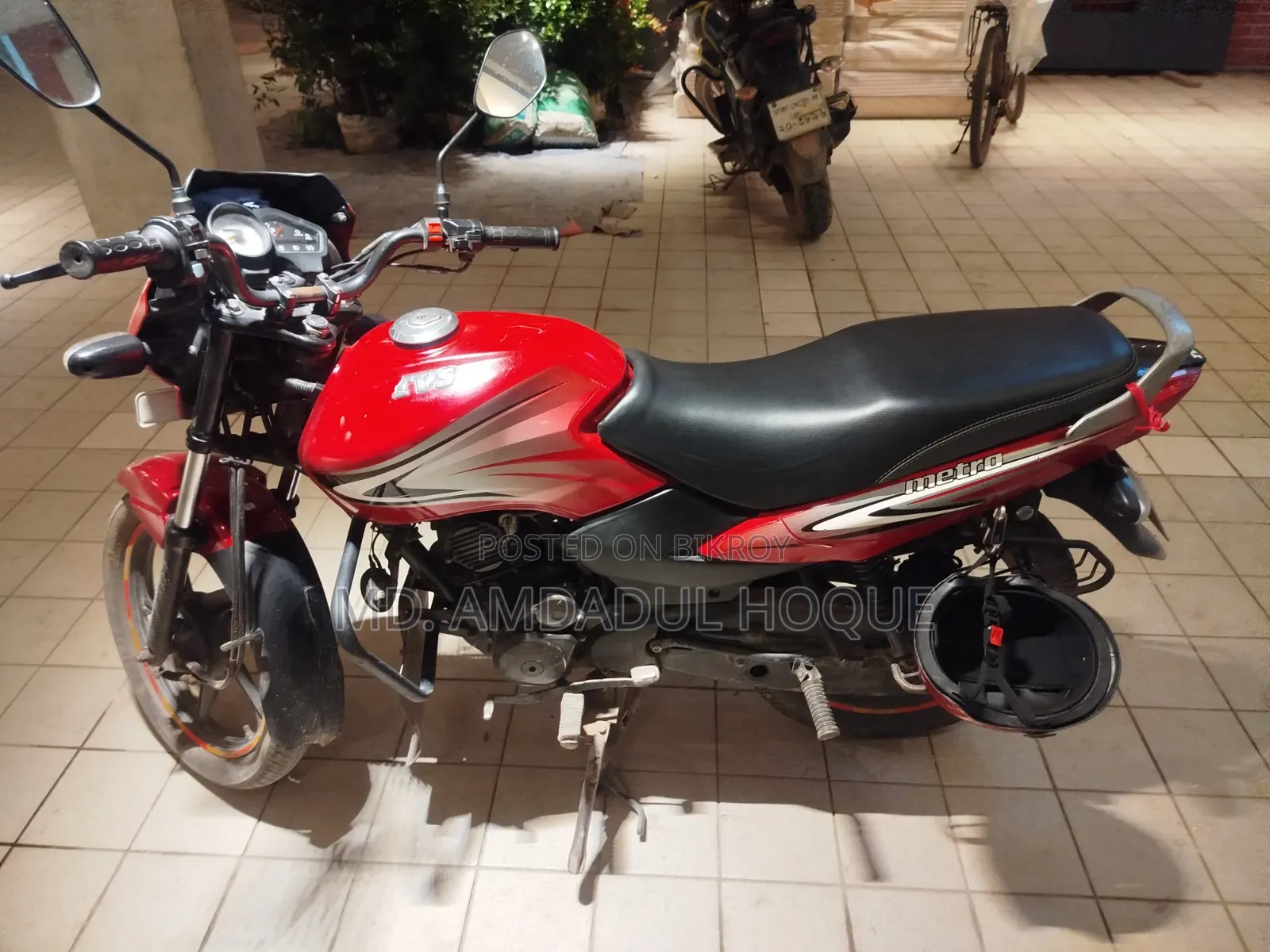 TVS Metro 2021 Red