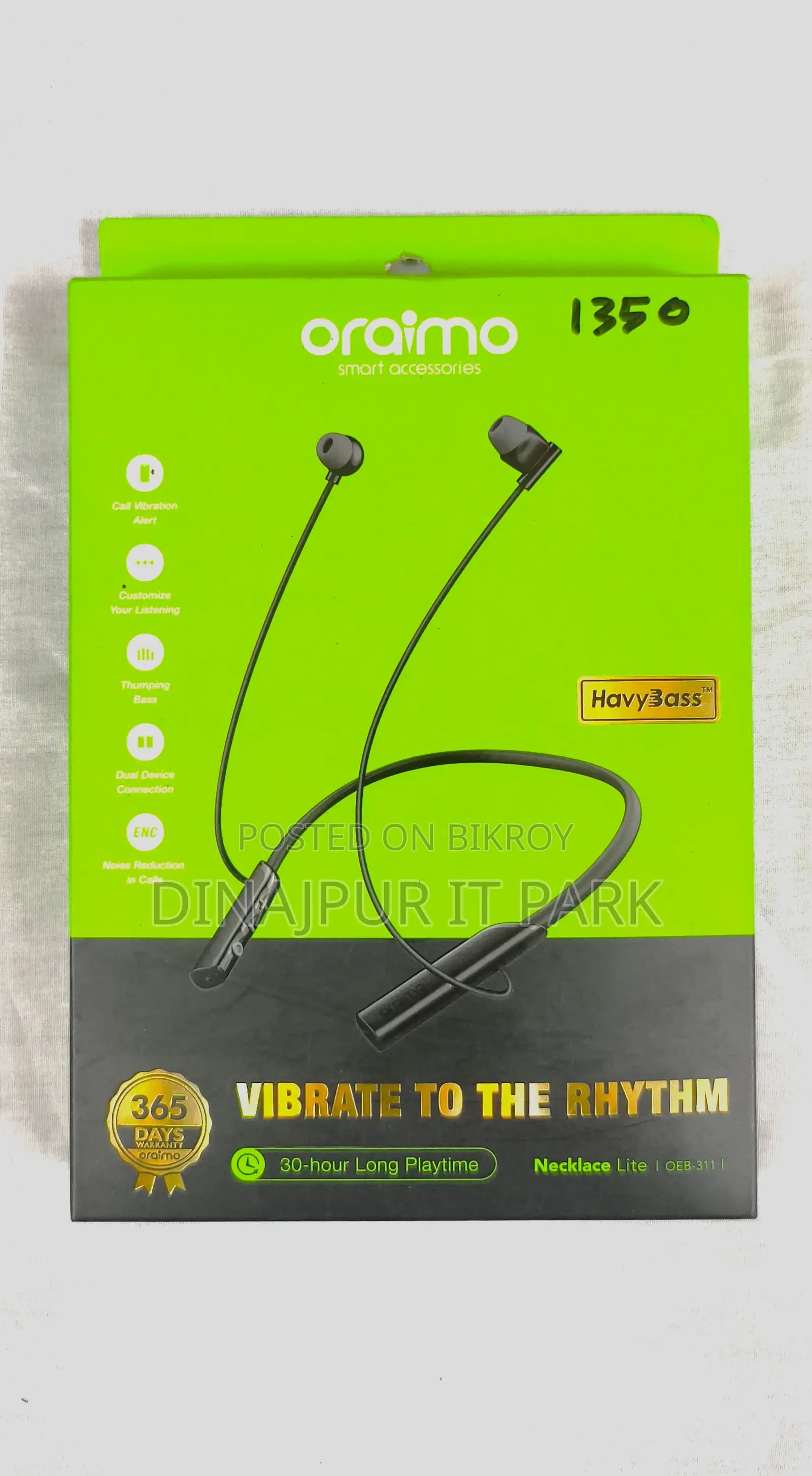 Oraimo Necklace Lite (OEB-311) Neckband!