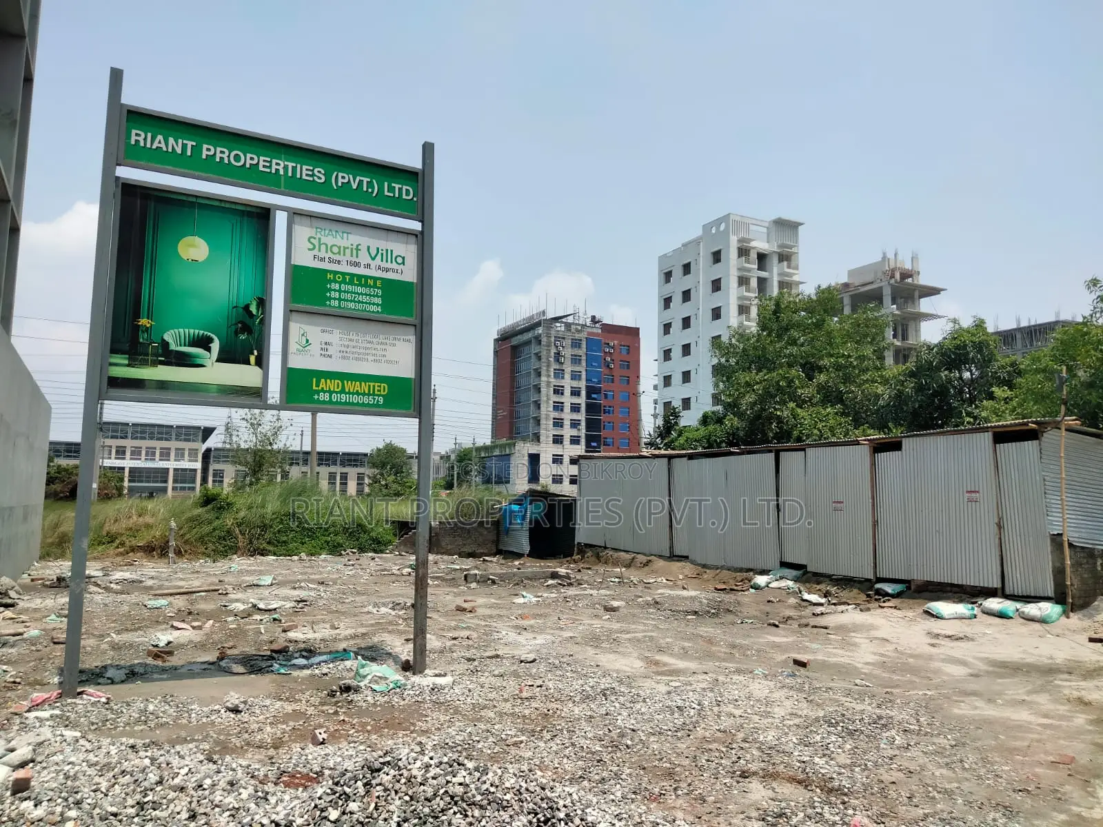 ৩ বেডরুমের অ্যাপার্টমেন্ট রিয়ান্ত হক গার্ডেন, উত্তরা বিক্রয়ের জন্য