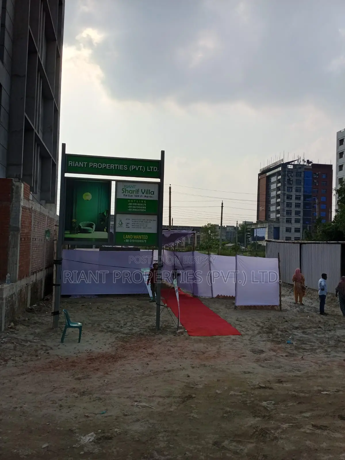 ৩ বেডরুমের অ্যাপার্টমেন্ট রিয়ান্ত হক গার্ডেন, উত্তরা বিক্রয়ের জন্য