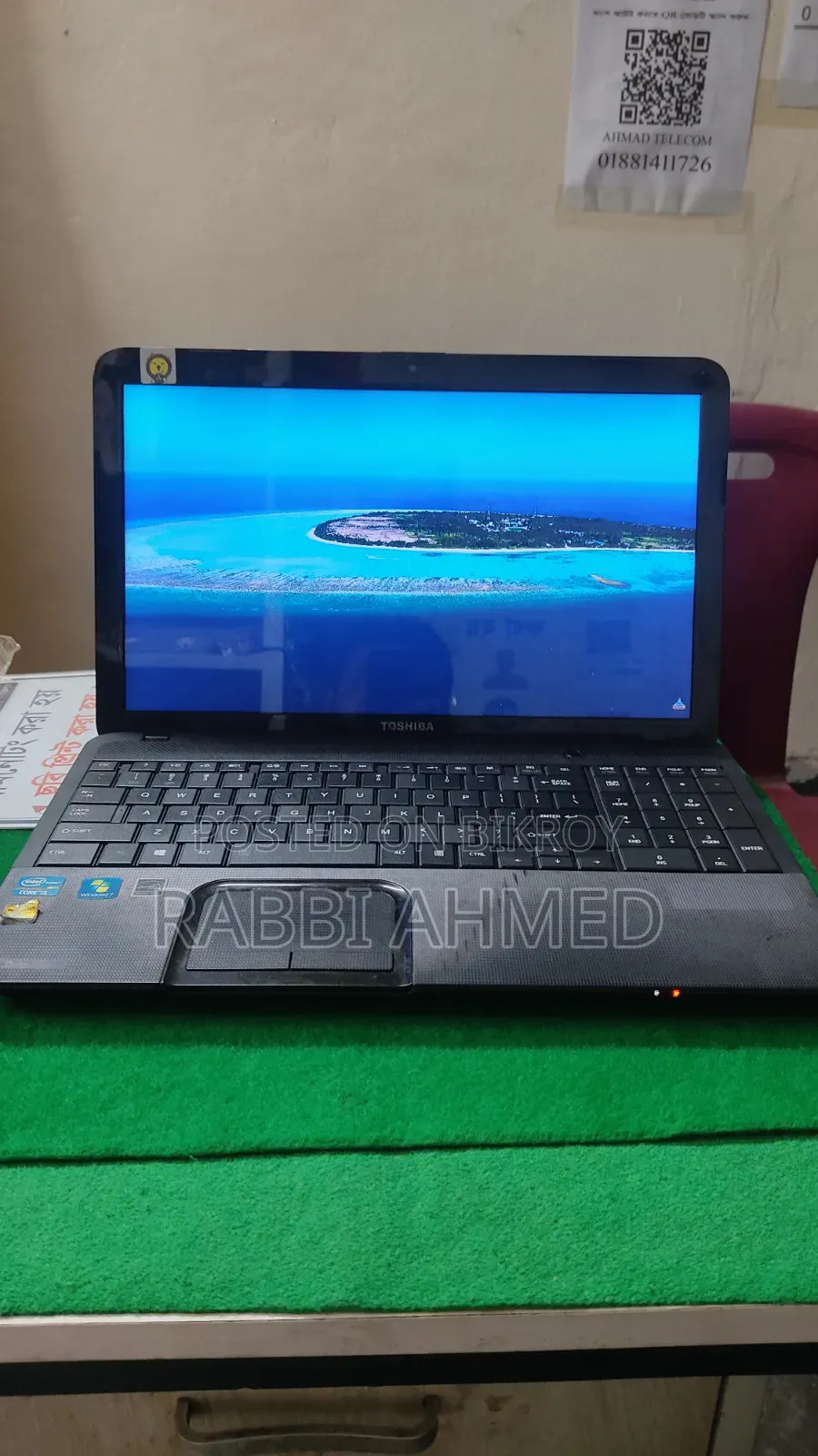 Laptop Toshiba 4GB Intel Core I5 HDD 500GB
