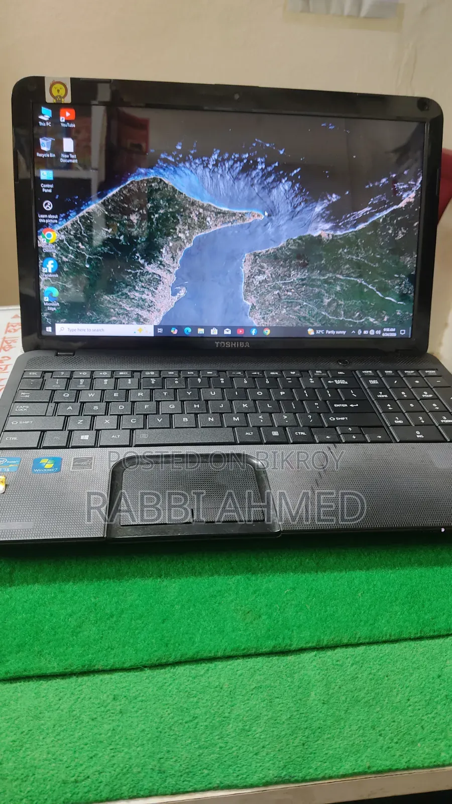 Laptop Toshiba 4GB Intel Core I5 HDD 500GB