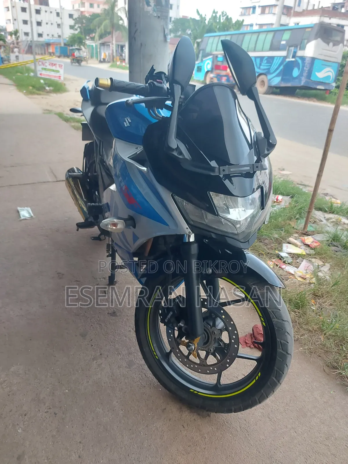 Suzuki Gixxer SF FI 2023 Blue