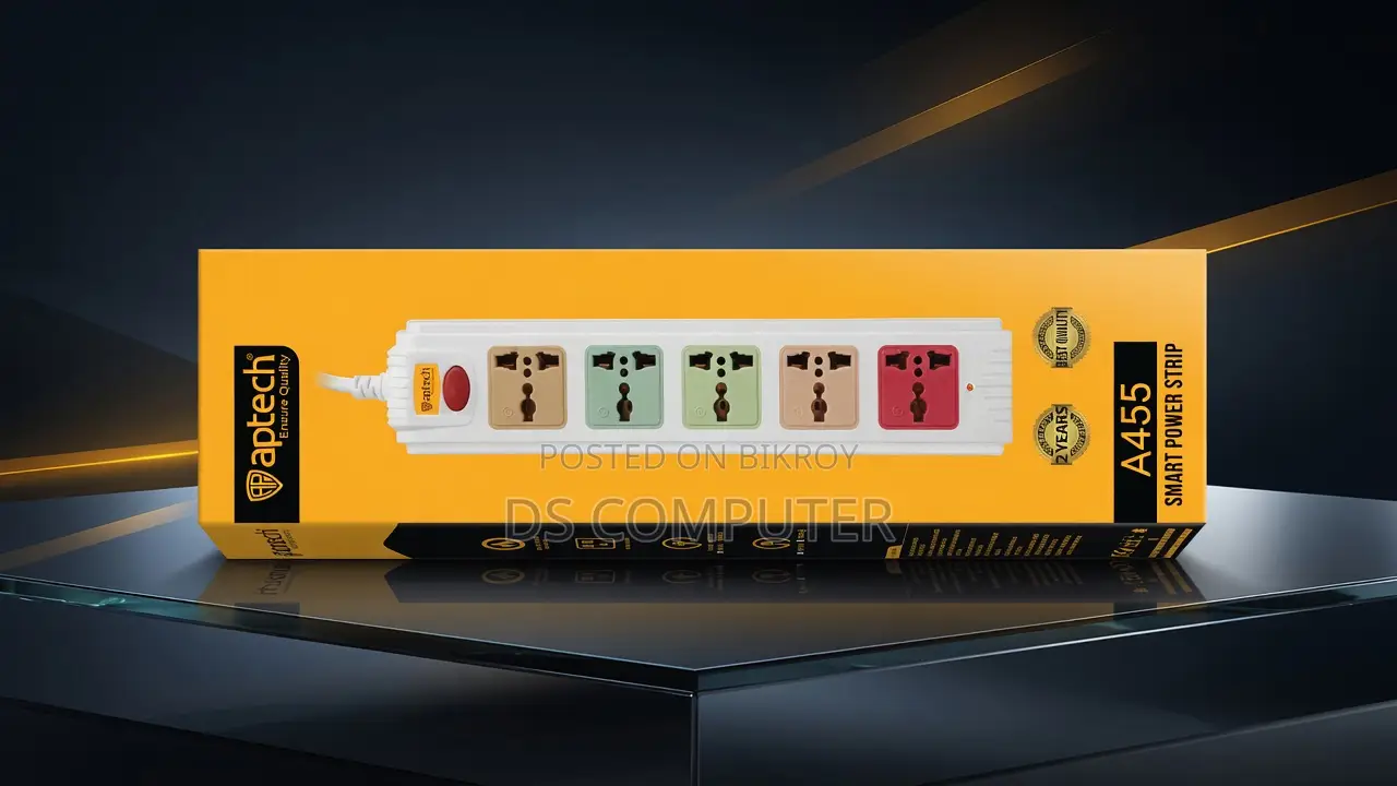 Aptech 5 Port Universal Multiplug For Computer