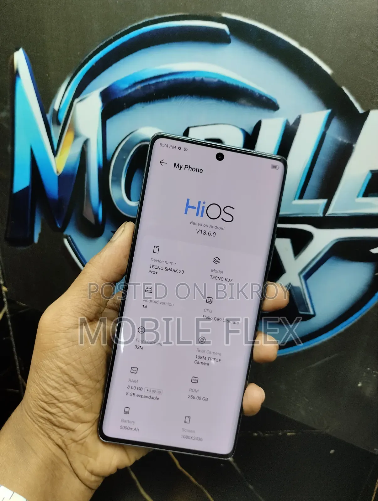Tecno Spark 20 Pro Plus 256 GB Black