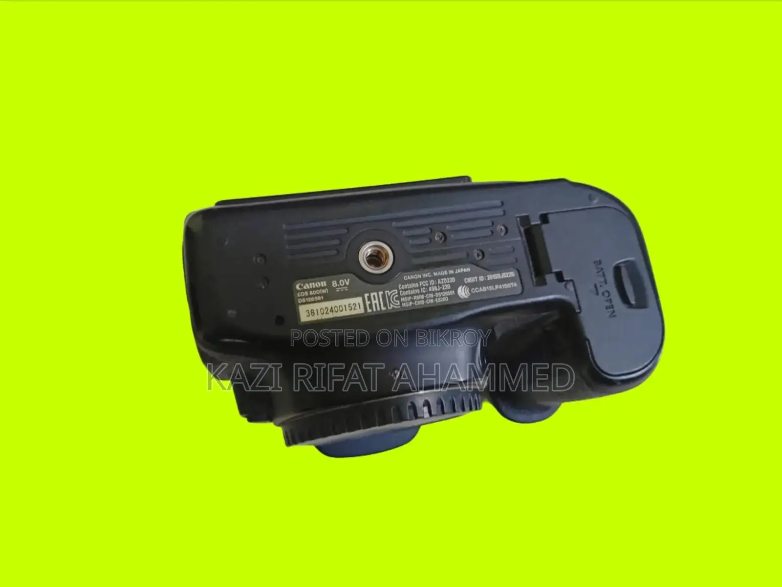 Canon 80d (Used but Full Fresh) -