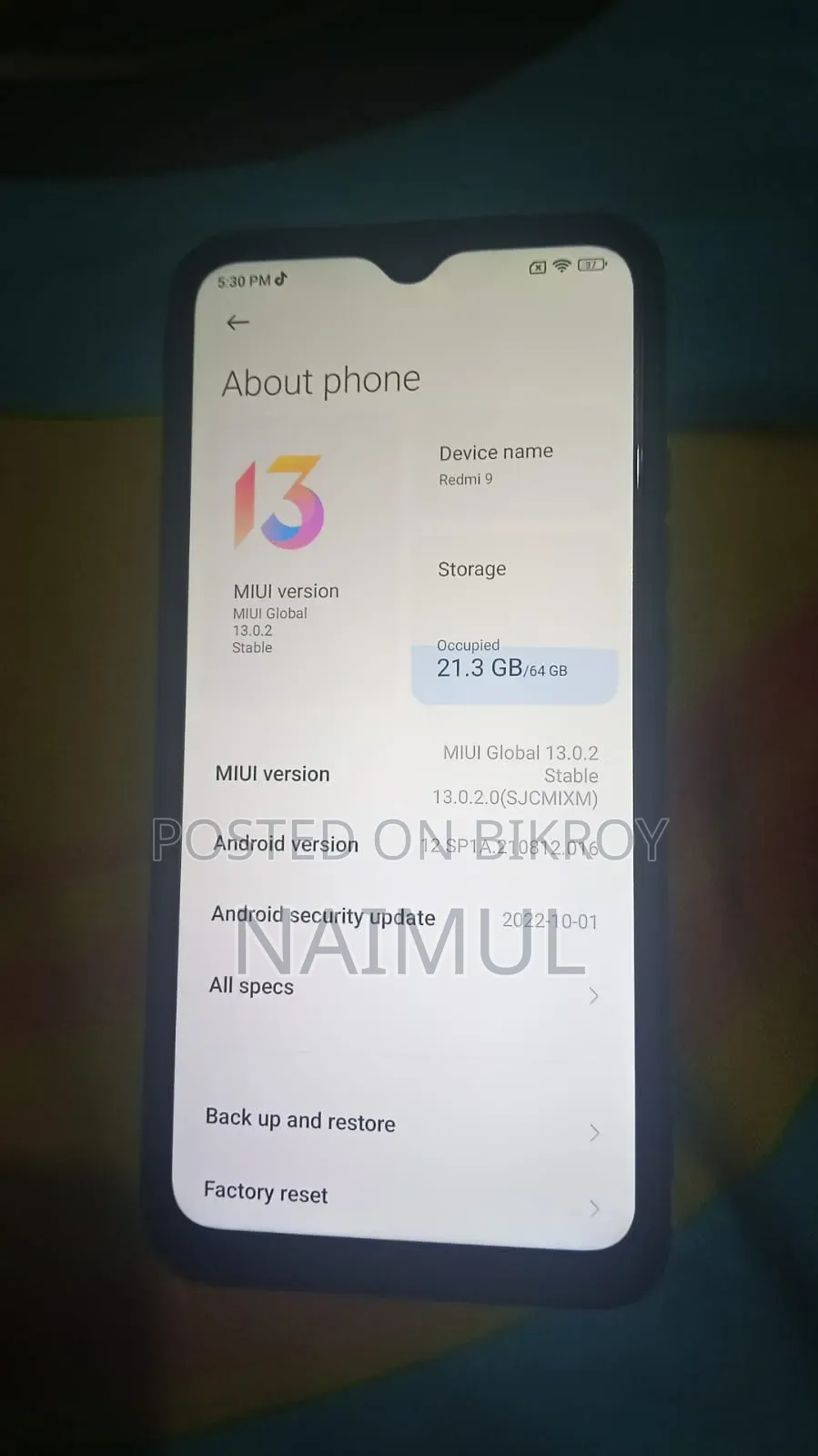 Xiaomi Redmi 9 64 GB Green