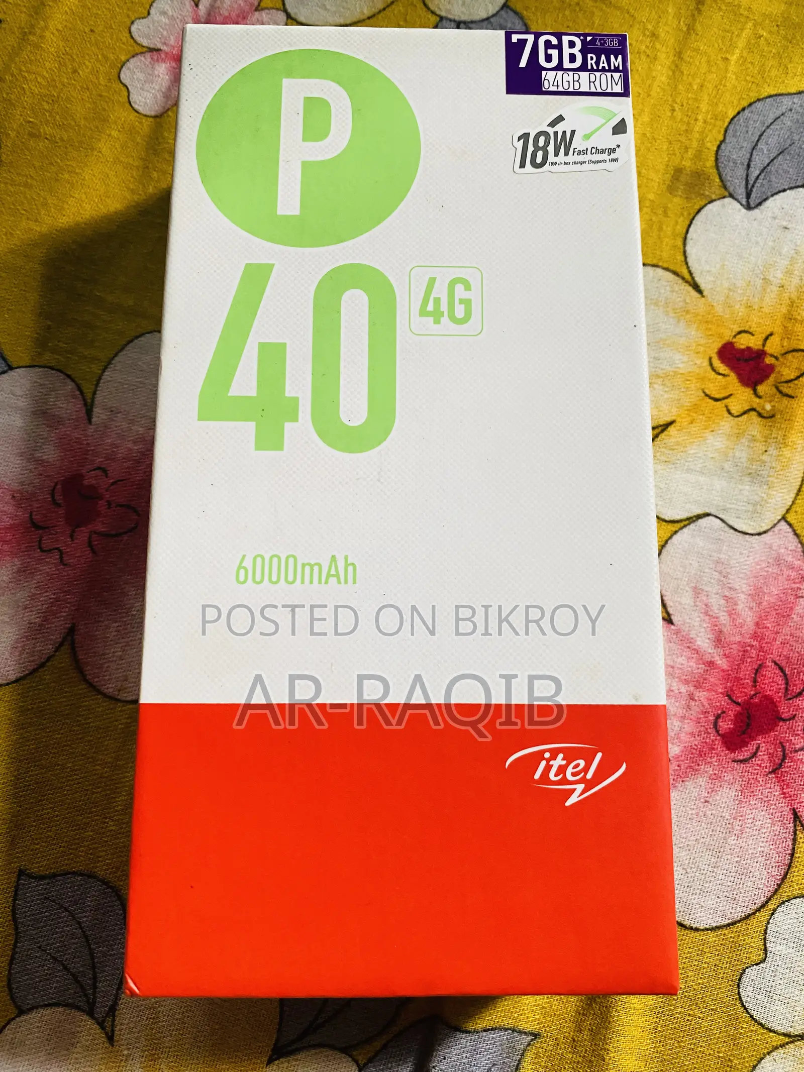 Itel P40 64 GB Black