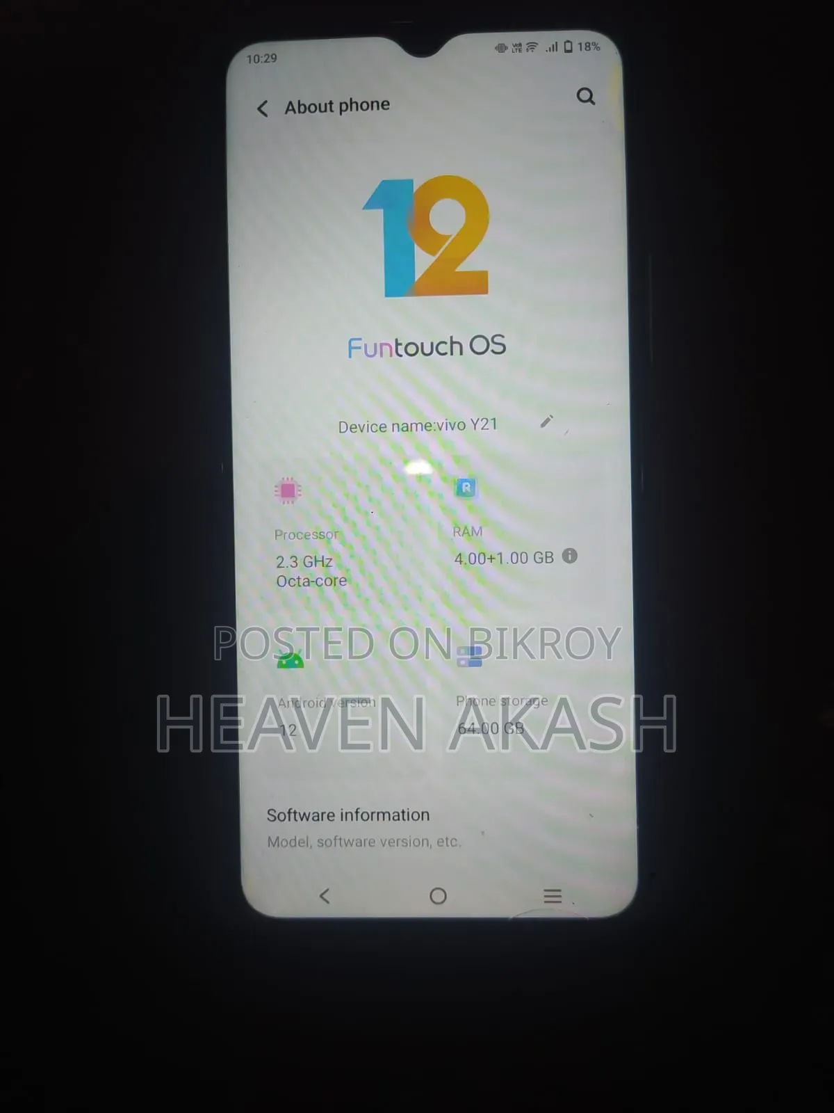 Vivo Y21 64 GB White