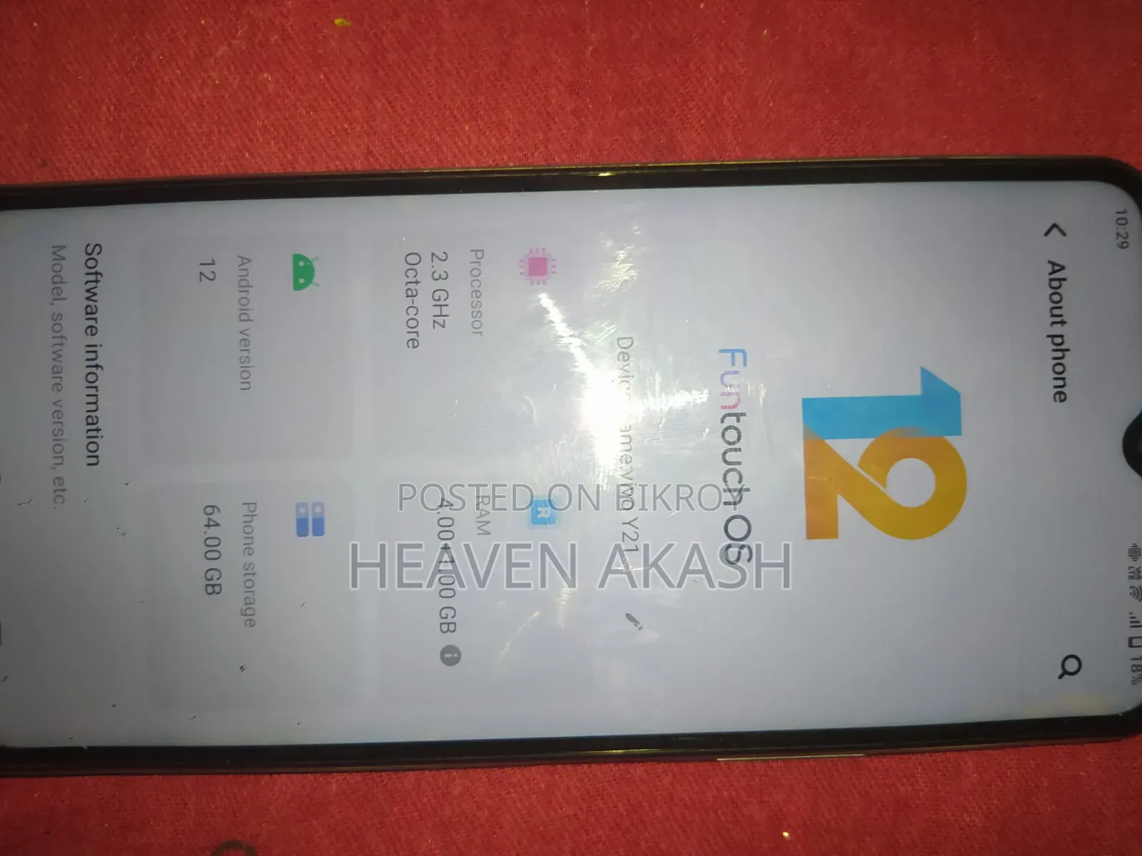 Vivo Y21 64 GB White