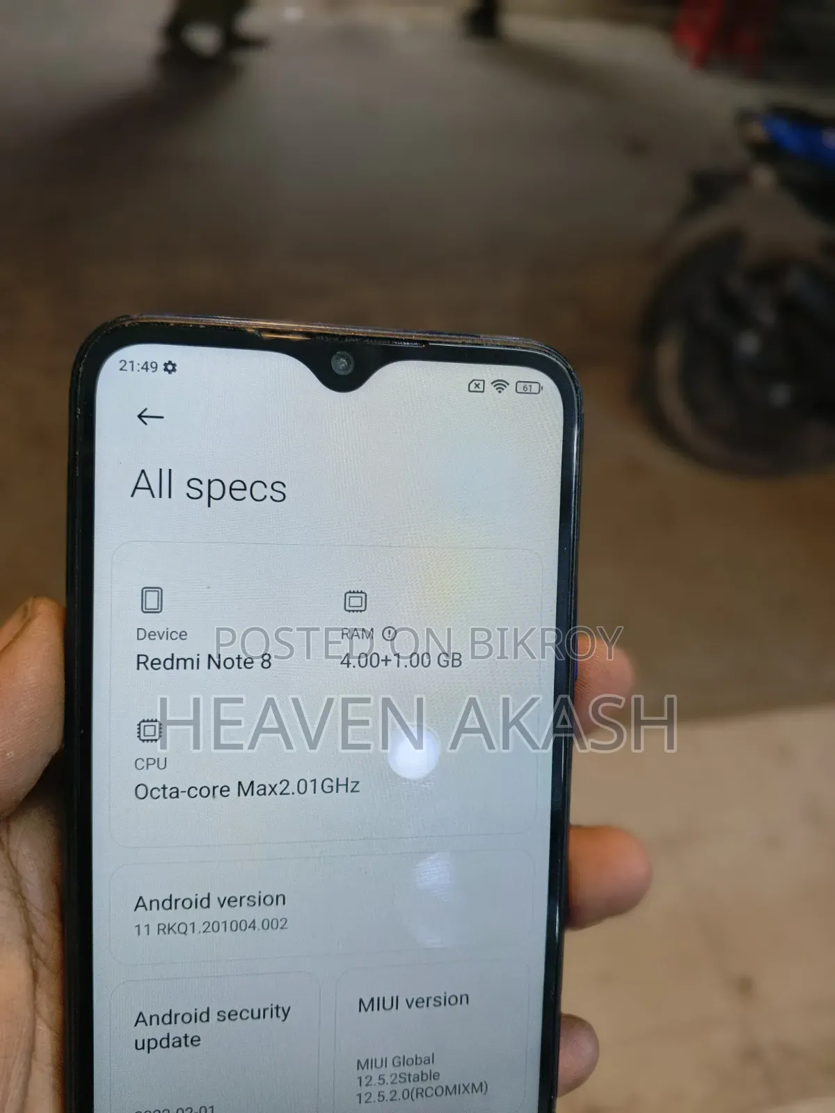 Xiaomi Redmi Note 8 64 GB Blue