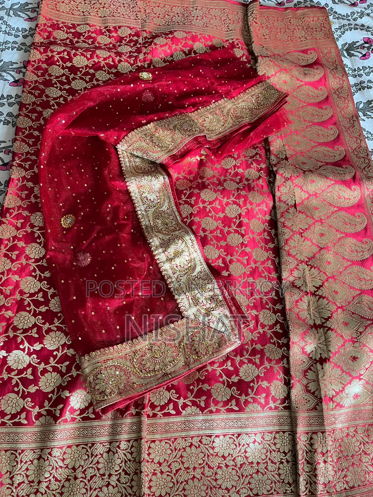 Bridal Benarasi Katan Saree