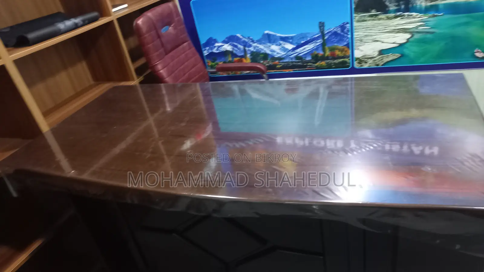 Malaysian Wood Office Table 6 feet by 2.5 feet