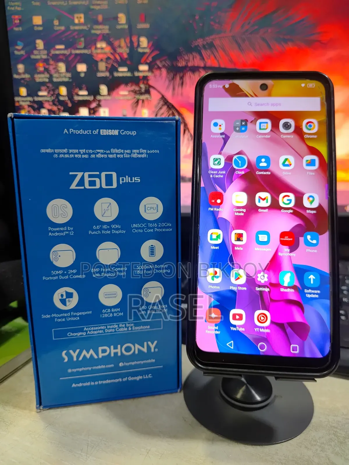 Symphony Z60 Plus 128 GB Blue