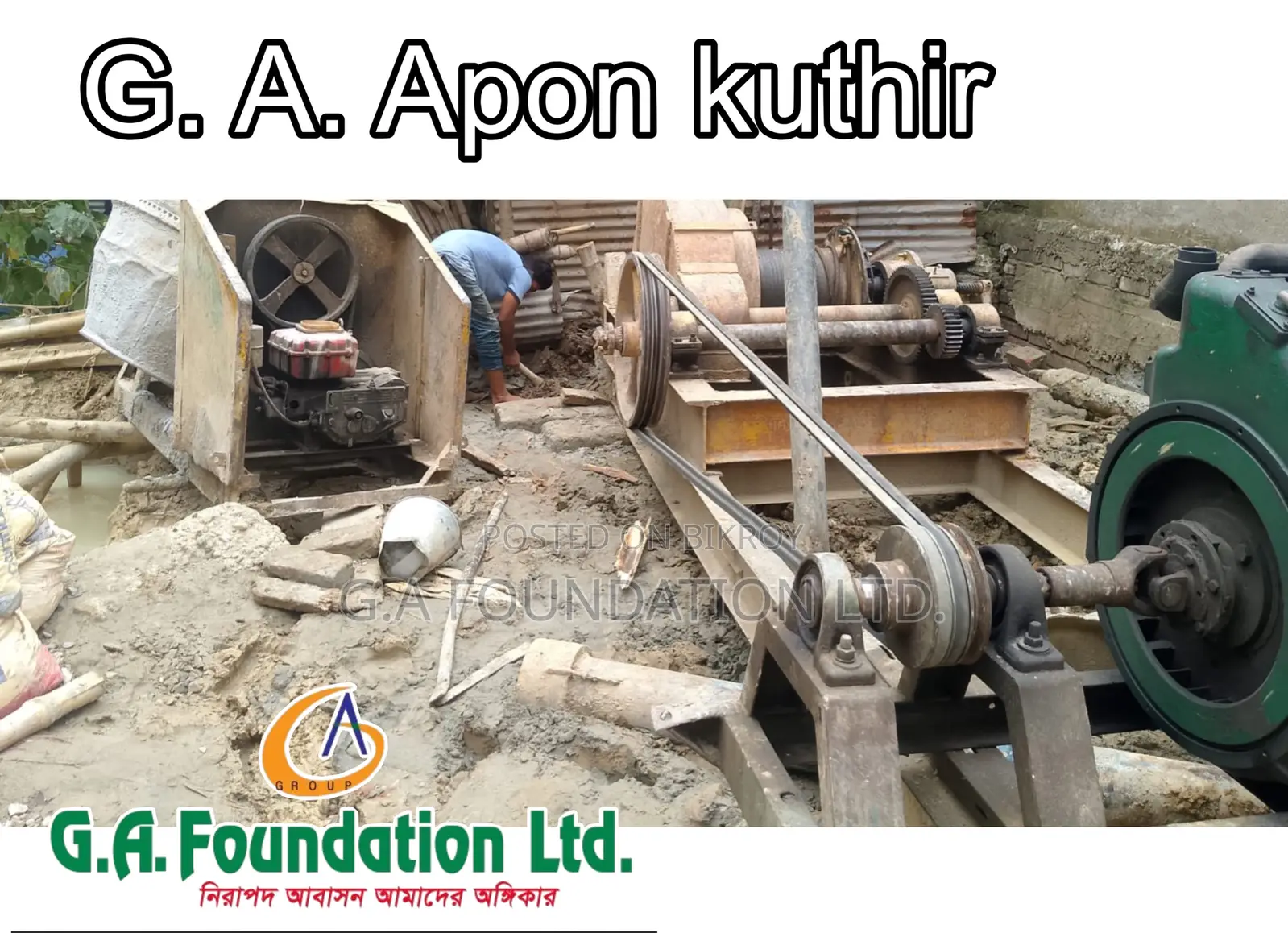 3-Bedroom Apartment in G. A. Apon Kuthir, Mirpur for Sale