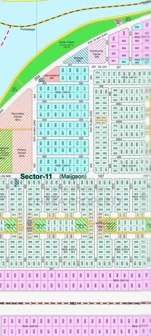 30ft Road 5 Katha Lake West at Sector-11