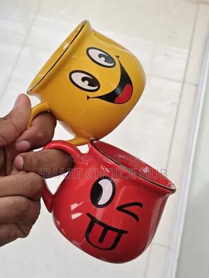 Cute Emoji Ceramic Coffee Mug 250ml Premium Quality Smile Face