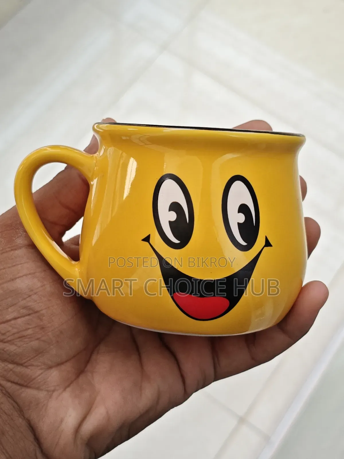 Cute Emoji Ceramic Coffee Mug 250ml Premium Quality Smile Face