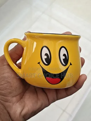 Cute Emoji Ceramic Coffee Mug 250ml Premium Quality Smile Face