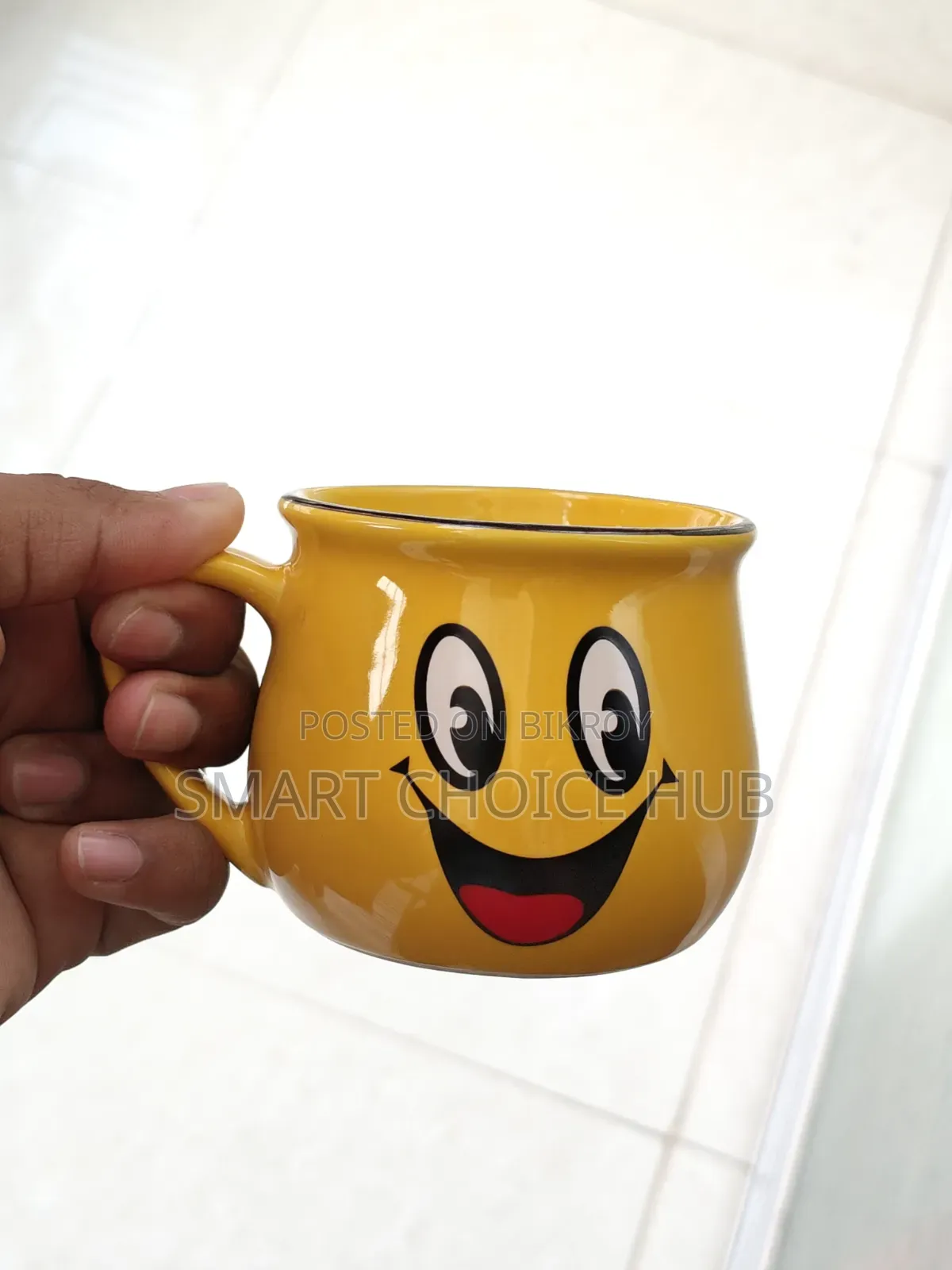 Cute Emoji Ceramic Coffee Mug 250ml Premium Quality Smile Face