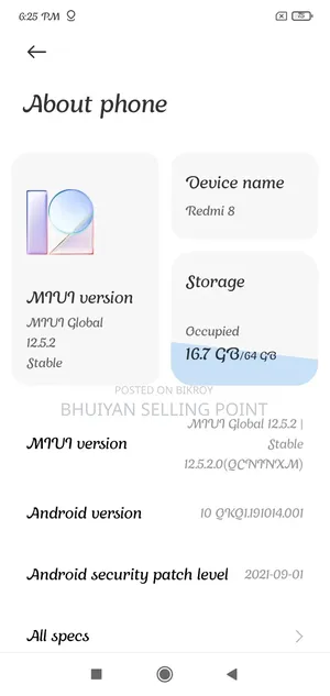 Xiaomi Redmi 8 64 GB Blue