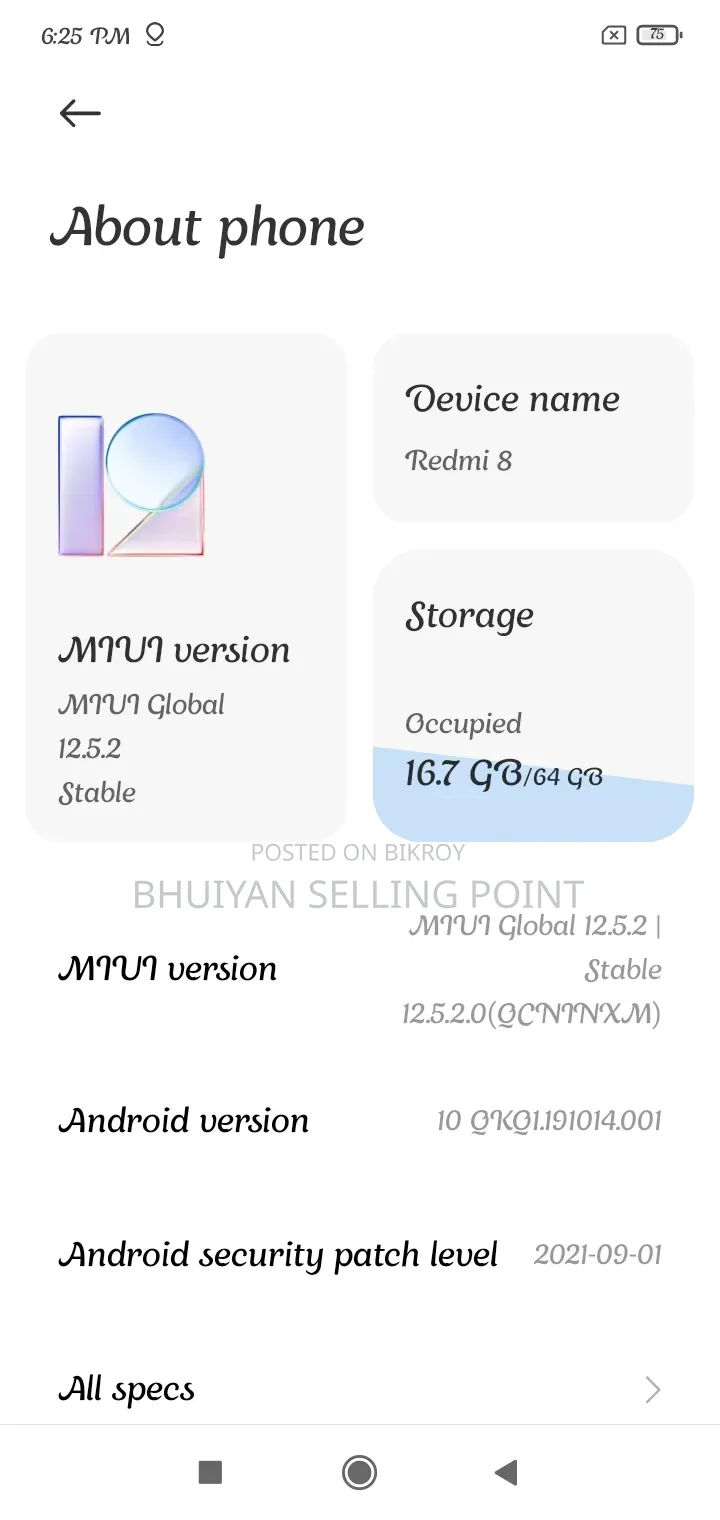 Xiaomi Redmi 8 64 GB Blue