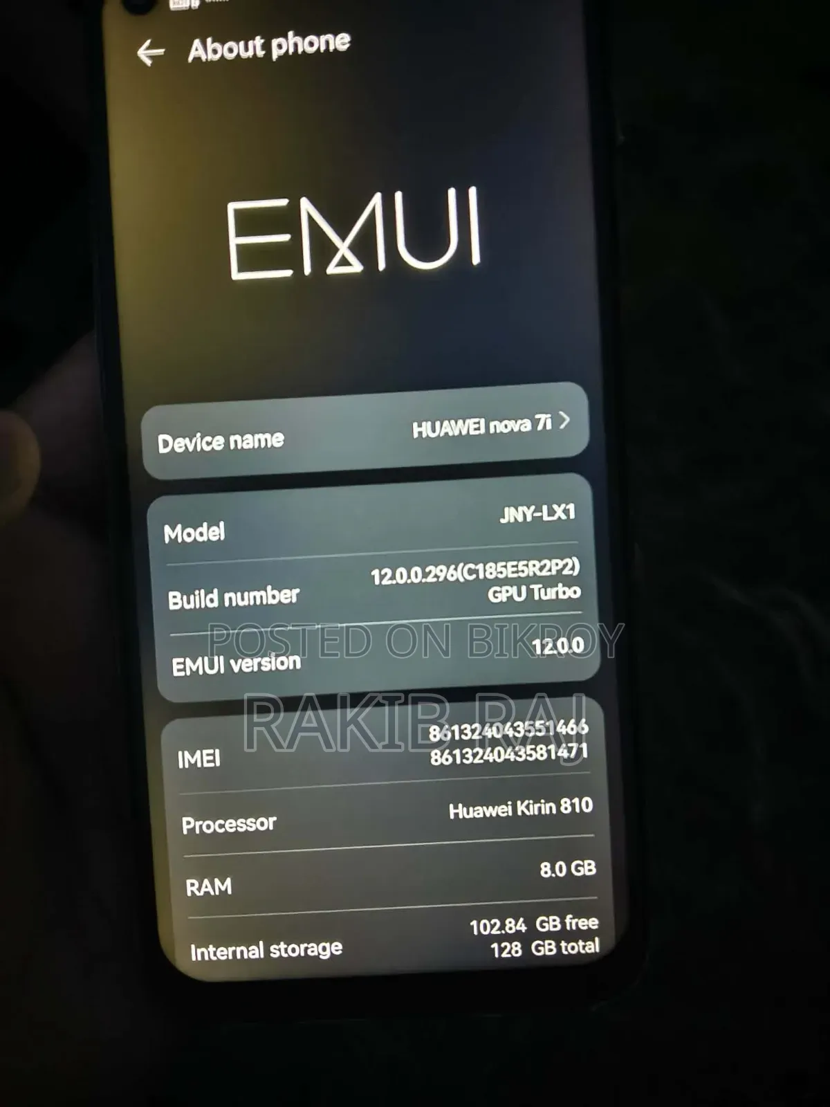 Huawei Nova 7i 128 GB Blue