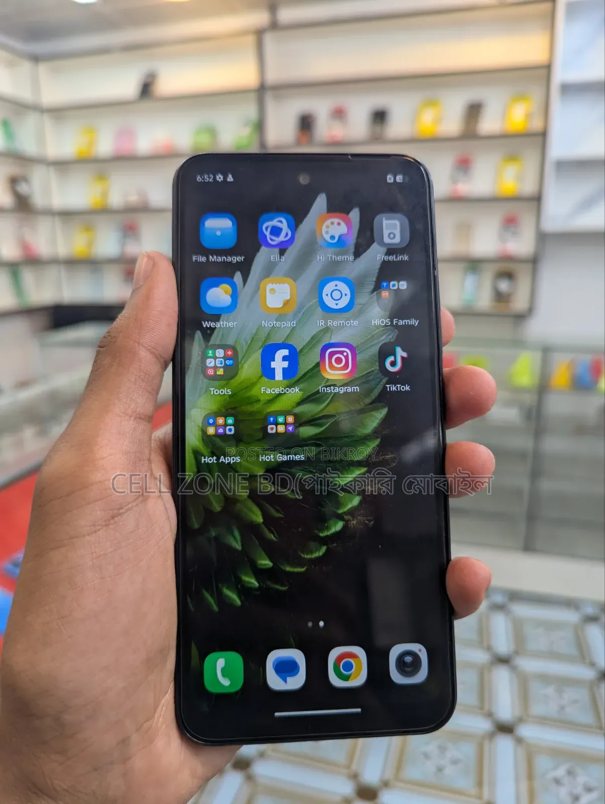 Tecno 4 GB Black