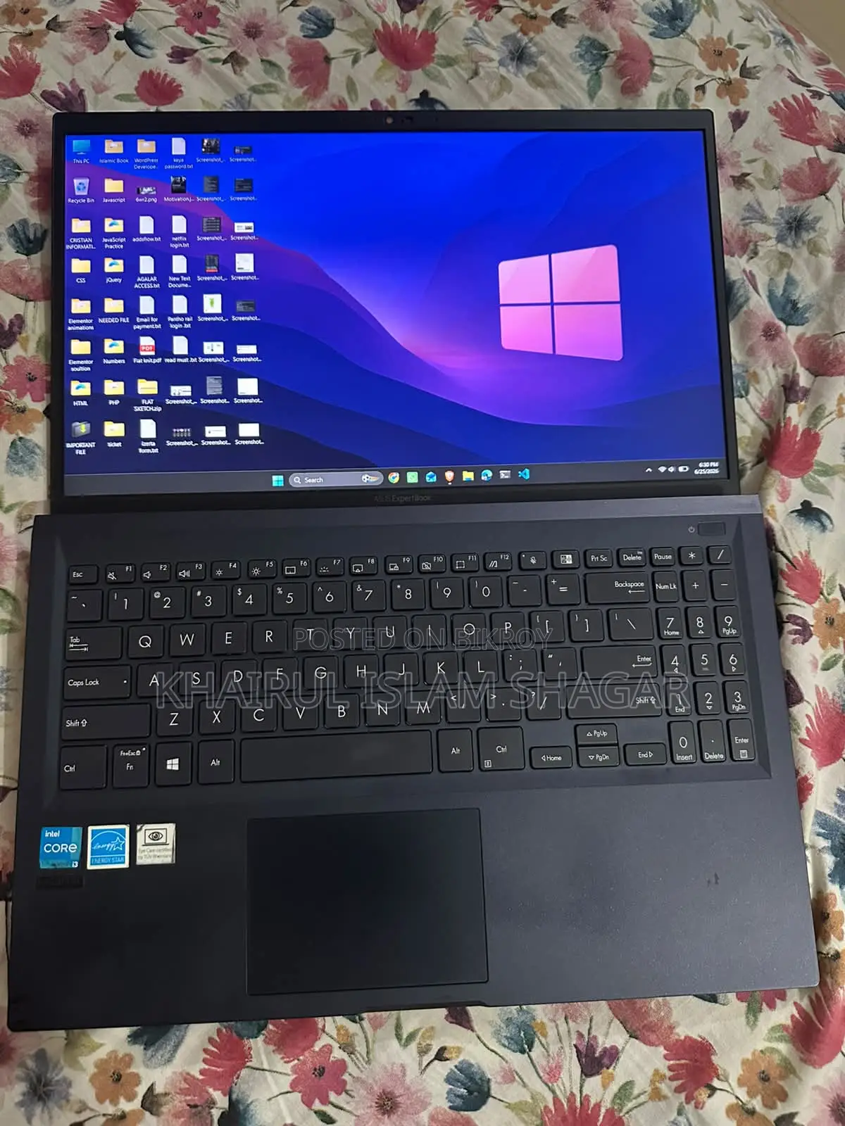Laptop Asus 12GB Intel Core i3 SSD 512GB