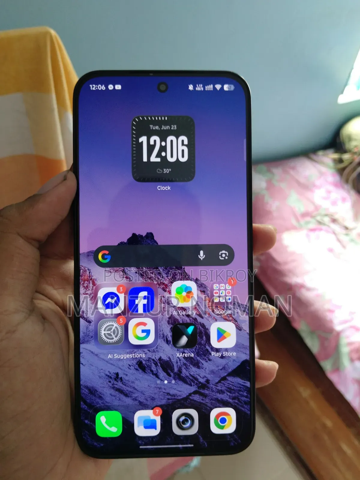 নতুন Infinix GT 30 Pro 5G ২৫৬ জিবি কালো