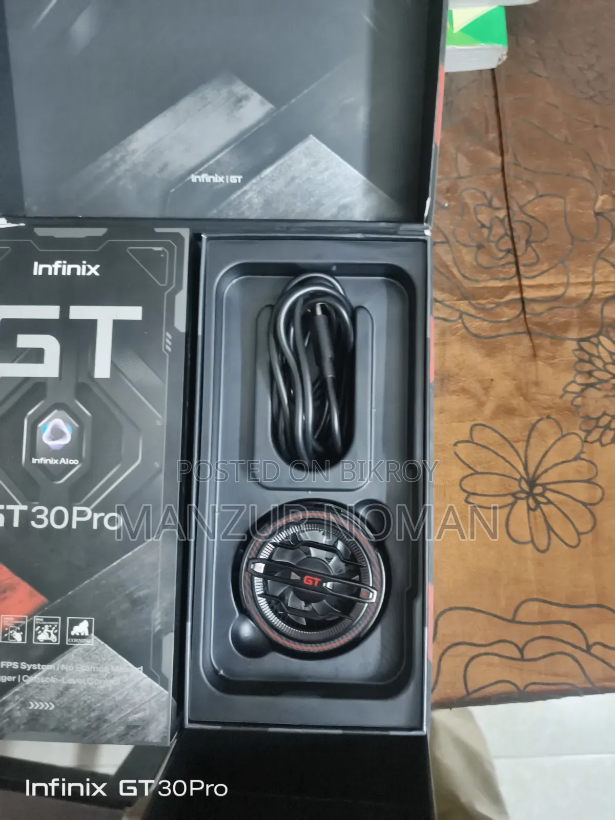 নতুন Infinix GT 30 Pro 5G ২৫৬ জিবি কালো