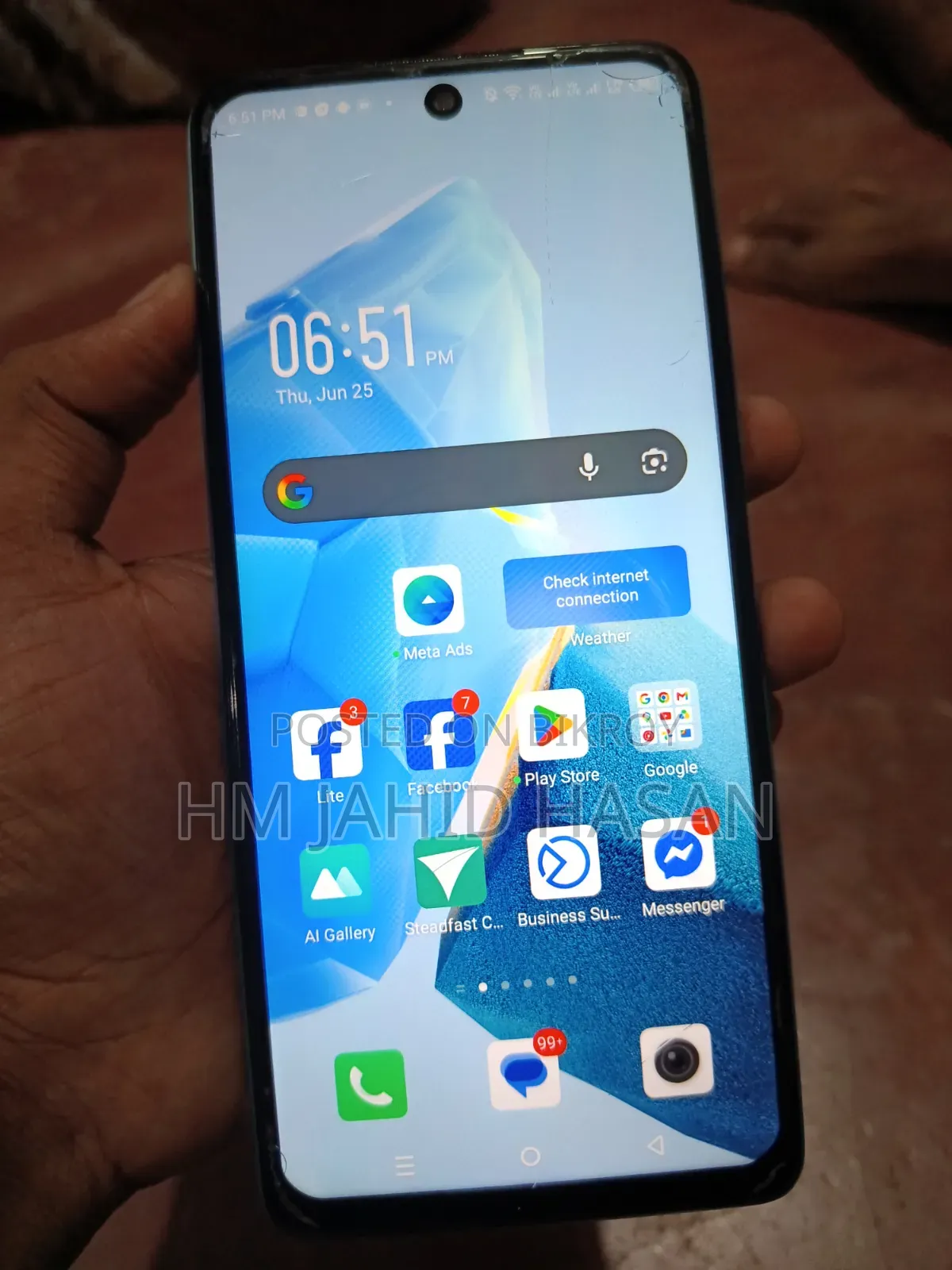 Infinix Hot 30 128 GB Blue