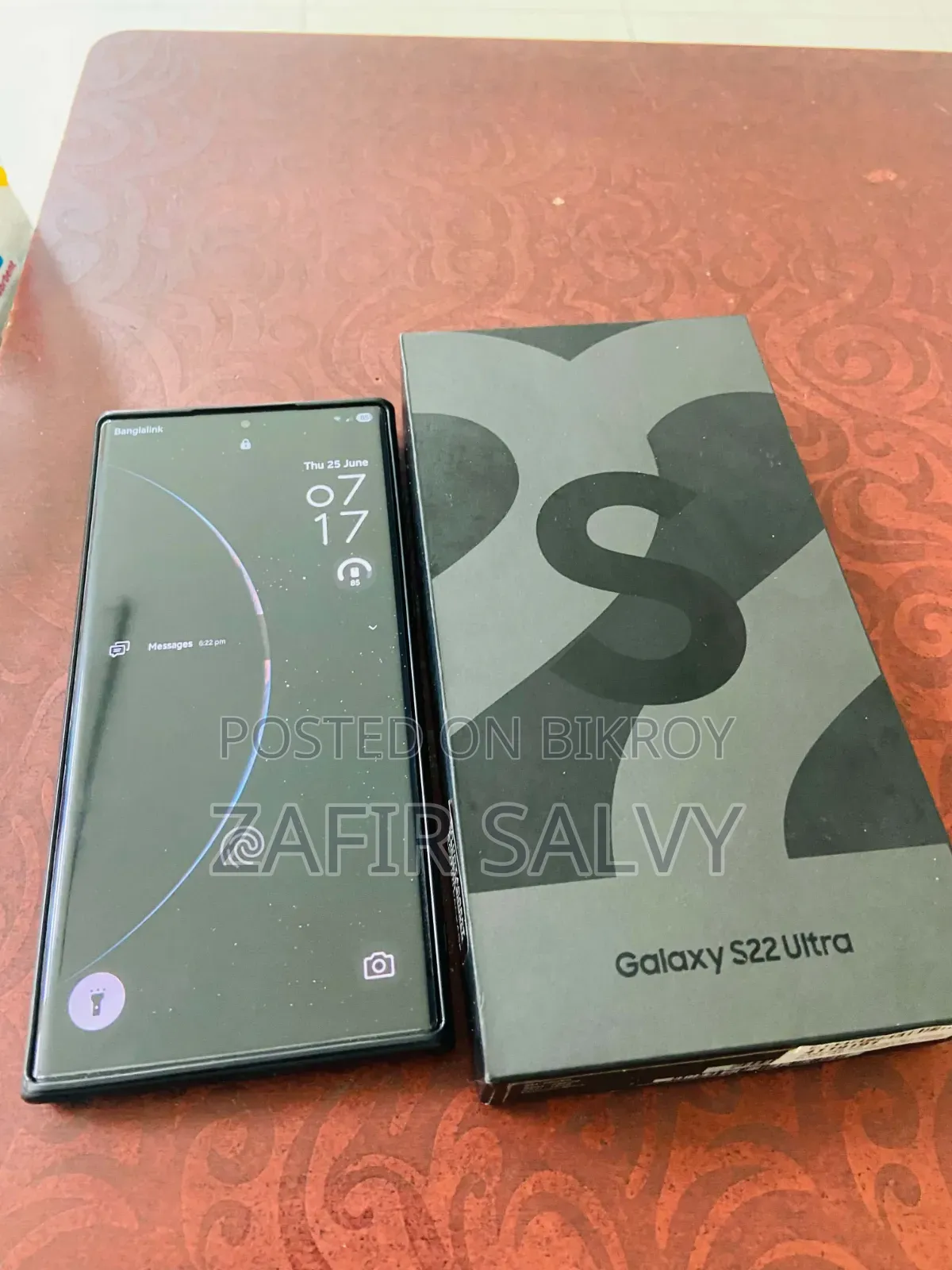 New Samsung Galaxy S22 Ultra 256 GB Black